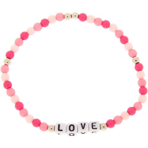 Bracelet élastique perlé « Love » - Claire's - Modalova