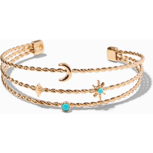 Bracelet manchette étoiles et lune couleur - Claire's - Modalova