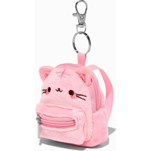 Porte-clés mini sac à dos chat - Claire's - Modalova