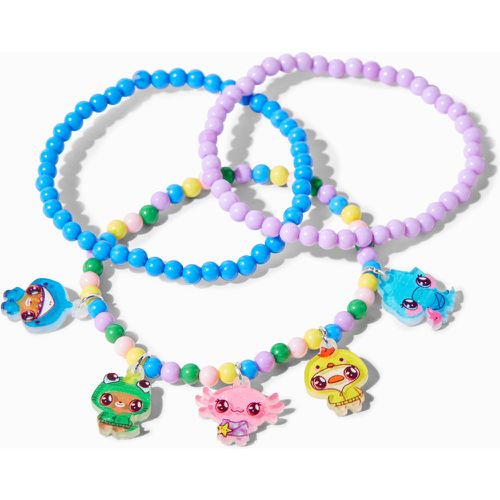 Bracelets élastiques perlés petits animaux en costume Club - Lot de 3 - Claire's - Modalova