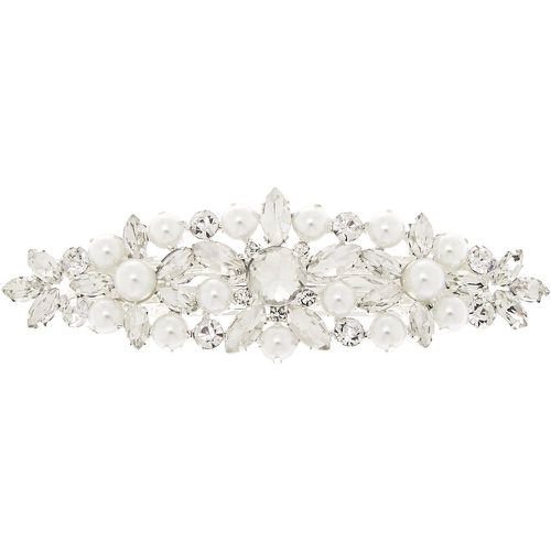 Barrette pour cheveux avec perles d’imitation couleur et strass - Claire's - Modalova