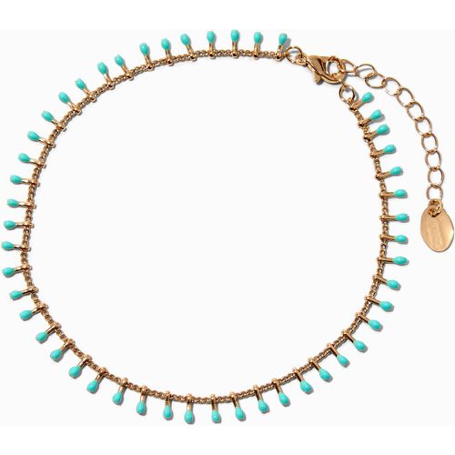 Bracelet de cheville couleur digger en turquoise d'imitation - Claire's - Modalova