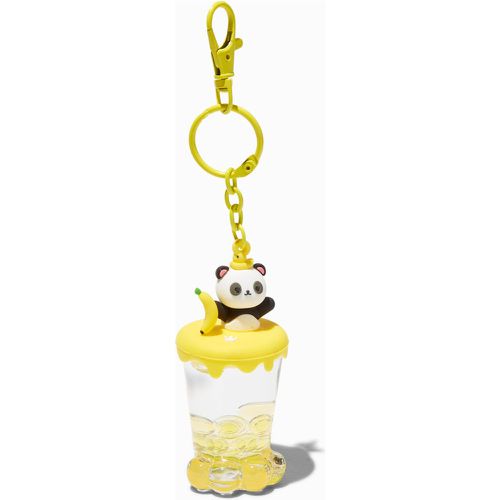 Porte-clés à paillettes rempli d’eau banane panda - Claire's - Modalova