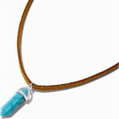 Collier en cordon à pendentif avec strass mystique turquoise - Claire's - Modalova