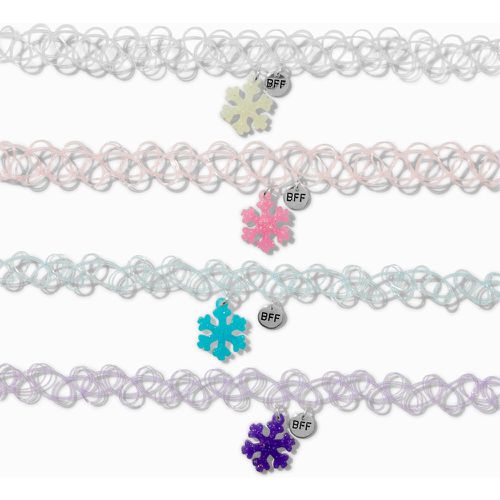 Ras-de-cou effet tatouage flocon de neige best friends - Lot de 4 - Claire's - Modalova