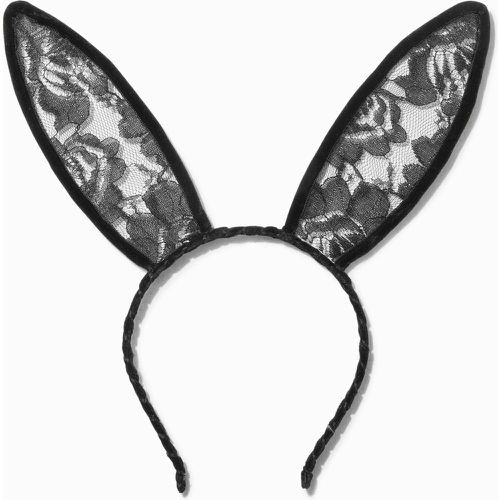 Serre-tête oreilles de lapin en dentelle - Claire's - Modalova