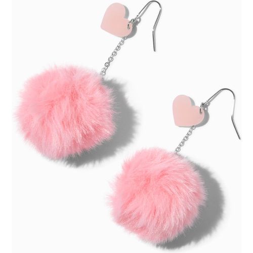 Pendantes 8 cm avec pompons et cœurs phosphorescents - Claire's - Modalova