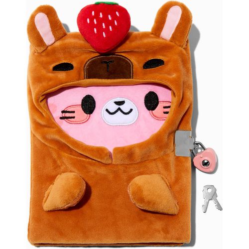 Journal à cadenas en peluche chat déguisé en capybara - Claire's - Modalova