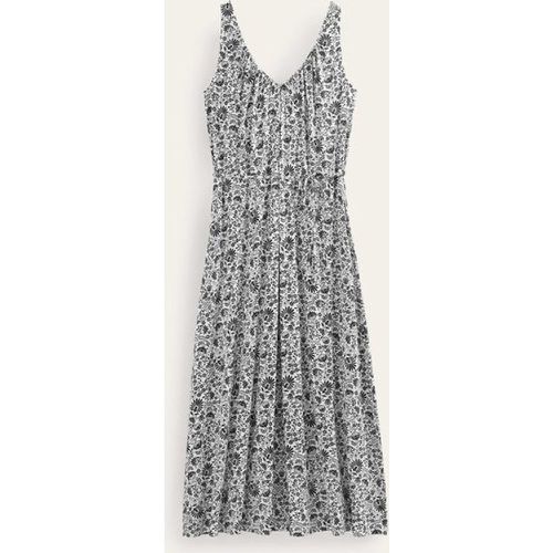 Robe longue col V en jersey - Boden - Modalova