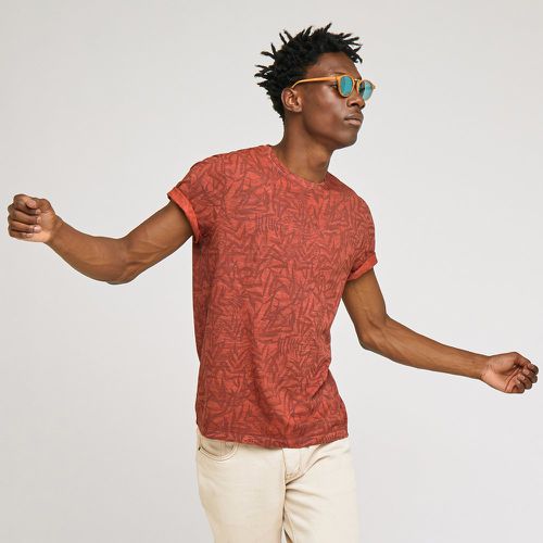 Tee-shirt imprimé feuillage en coloris contrasté - Brice - Modalova