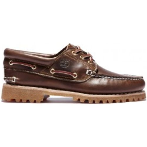 TB0300032141 Nautical Authentics 3 Eye Classic Lug marron (40), Cuir, Plat, Lacets, Casuel - Timberland - Modalova