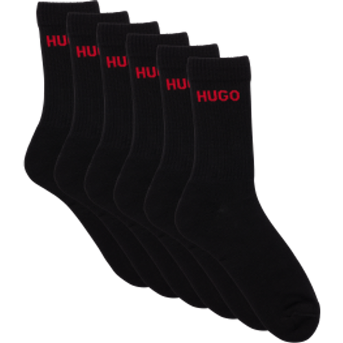 Lot de 6 paires de chaussettes courtes avec logo (39-42), Homewear, Coton - HUGO - Modalova