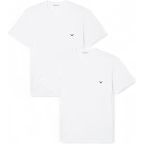 EM000391_AF14132 Lot de deux T-shirts tricotés (XL), Homewear, Coton, Manche courte - Emporio Armani - Modalova