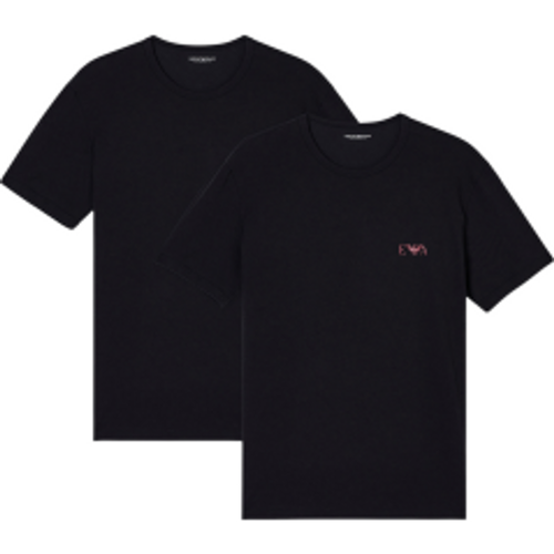 EM001849_AF10778 Lot de 2 T-shirts Homie avec logo monogramme surligné en (L), Homewear, Coton, Manche court - Emporio Armani - Modalova