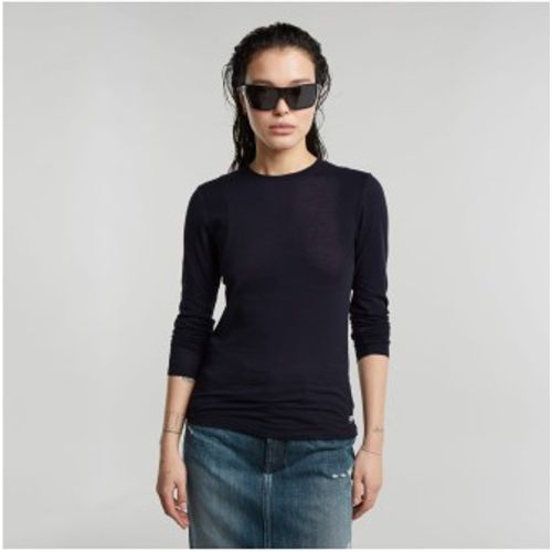 D25058-C954-3873 T-shirt à épaules côtelées (XXS), Casuel, Coton, Manche longue - G-Star - Modalova