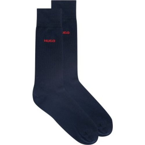 Lot de 2 paires de chaussettes longues de couleur (39-42), Homewear, Coton - HUGO - Modalova