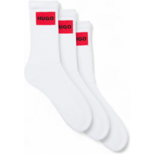 Lot de 3 chaussettes unies (39-42), Homewear, Coton - HUGO - Modalova