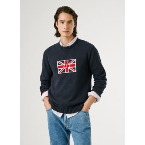 PM7000018 Pull Patrick (L), Casuel, Coton, Marine - Pepe Jeans - Modalova