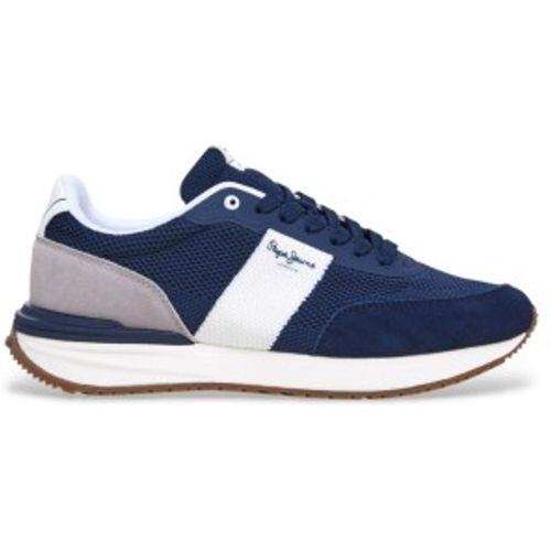 PMS60039 Buster Knit Baskets en cuir (40), Plat, Lacets, Casuel - Pepe Jeans - Modalova