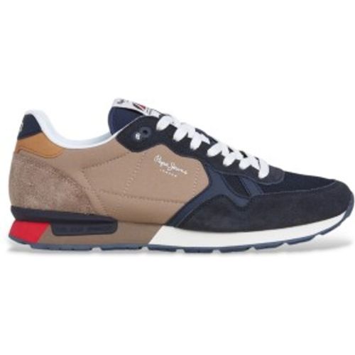 PMS400004 Baskets Brit Colors (40), Plat, Lacets, Casuel - Pepe Jeans - Modalova