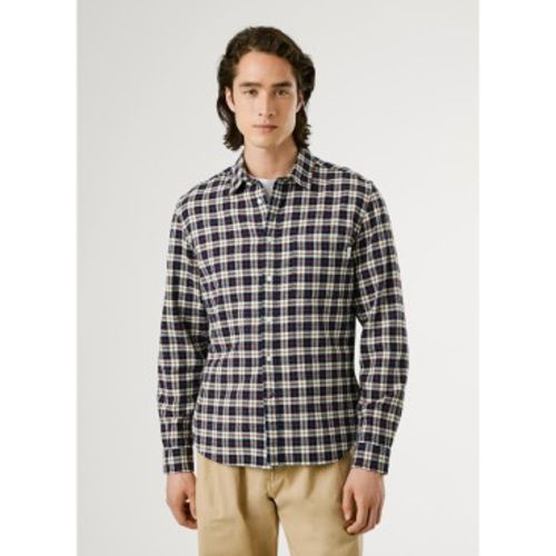 PM3090825 Chemise Clermont (L), Casuel, Coton, Manche longue, Marine - Pepe Jeans - Modalova