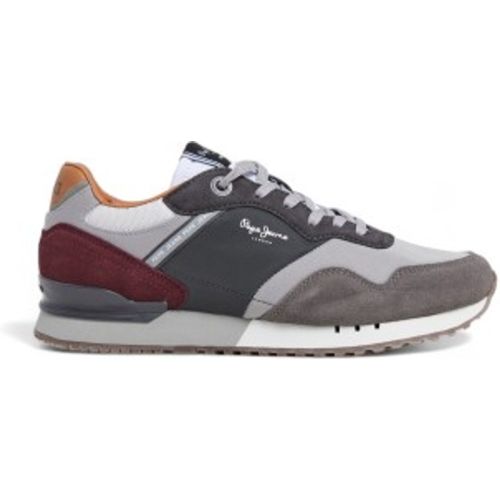 PMS40018 Baskets en cuir London Brand (40), Plat, Lacets, Casuel - Pepe Jeans - Modalova