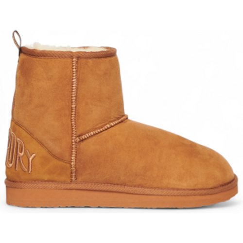 WF210078A Bottes en daim et sherpa (36/37), Plat, Cuir, Aucun, Casuel - Superdry - Modalova