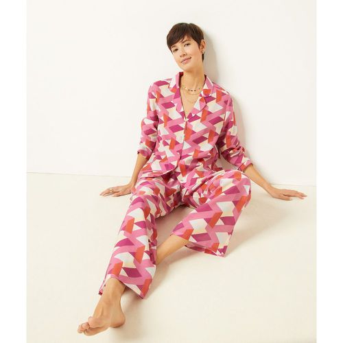 Chemise de pyjama satinée imprimée - X Elise Chalmin - XS - - Etam - Modalova