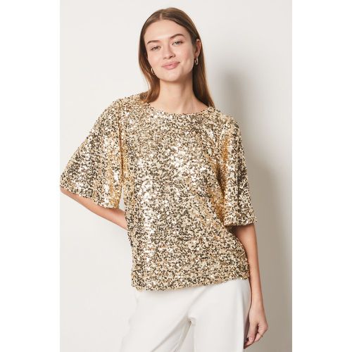 T-shirt manches courtes à sequins - Ulma - XS - - Etam - Modalova