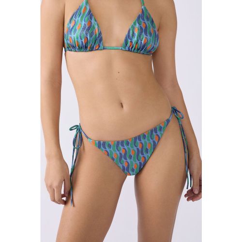 Culotte bikini ficelle bas de maillot à nouer pailleté - Sao - 34 - Etam - Modalova