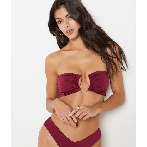 Bandeau haut de maillot détail anneau satiné - Nouba - 42 - Etam - Modalova