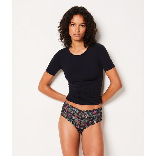 Hipster v-shape dentelle imprimée - Sweet Print S2 - XS - Etam - Modalova