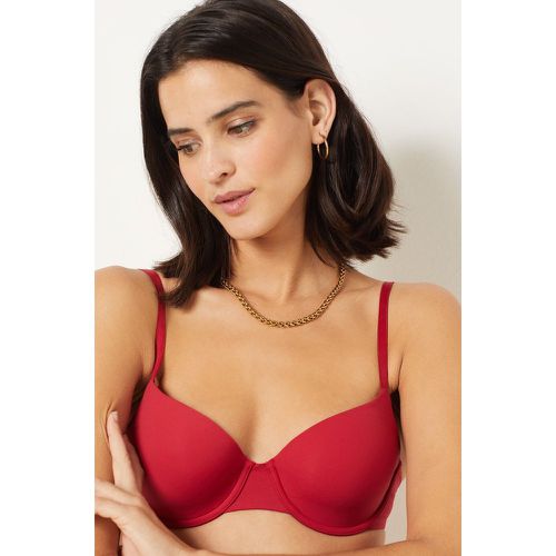 Bandeau microfibre push-up bretelles amovibles PURE FIT® LIN - ETAM