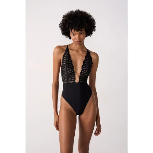 Body brodé détails bijoux - Exquise - XS - Etam - Modalova