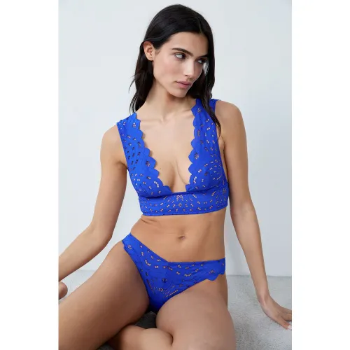 Soutien-gorge foulard sans armatures en dentelle - Evasion - S - Etam - Modalova