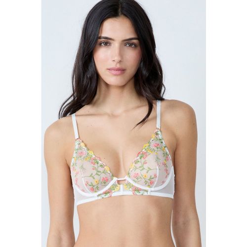 Soutien-gorge corbeille broderie fleurie - Gourmandise - 85B - Etam - Modalova
