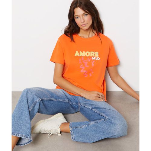 T-shirt imprimé 'amor mio' en coton - Armel - XS - Etam - Modalova