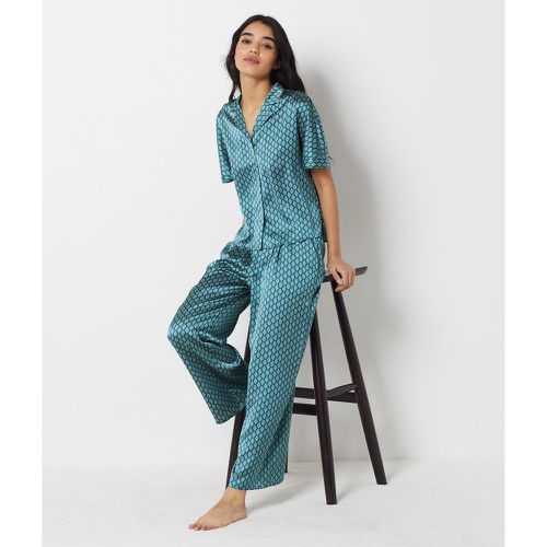 Pantalon de pyjama imprimé coupe large satiné - Vinia - M - - Etam - Modalova
