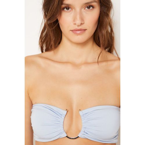 Bandeau haut de maillot détail anneau satiné - Nouba - 42 - - Etam - Modalova