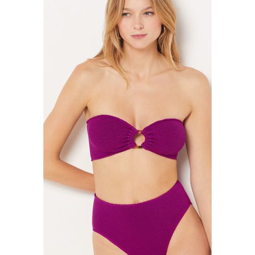 Bandeau haut de maillot texturé détail anneau - Onesize - TU - - Etam - Modalova