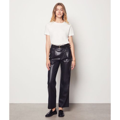 Pantalon coupe large simili cuir - Jordi - S - Etam - Modalova