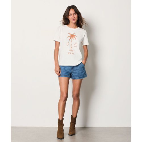 T-shirt imprimé 'best life' en coton - Fawengo - S - Etam - Modalova