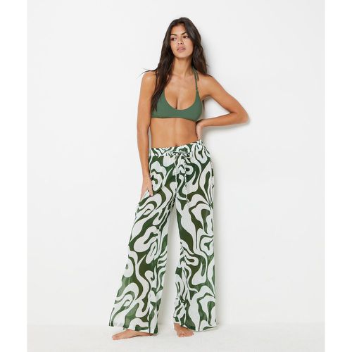 Pantalon de plage à motif en coton - Hawai - S - - Etam - Modalova