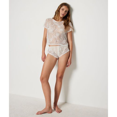 Short en dentelle transparente - Impertinente - S - Etam - Modalova