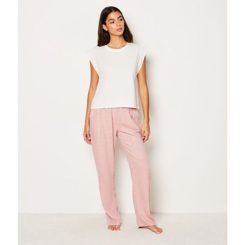 Pantalon de pyjama droit en lin - Isame - XS - Etam - Modalova