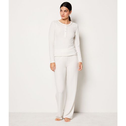 Pantalon de pyjama côtelé droit - Maidy - XS - Etam - Modalova