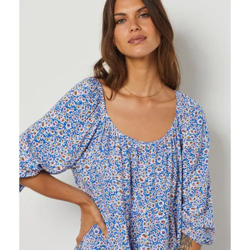 Robe fluide imprimée - Lelix - XS - Etam - Modalova