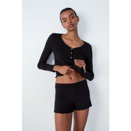 Short de pyjama en coton en pointelle - Pollin - M - Etam - Modalova
