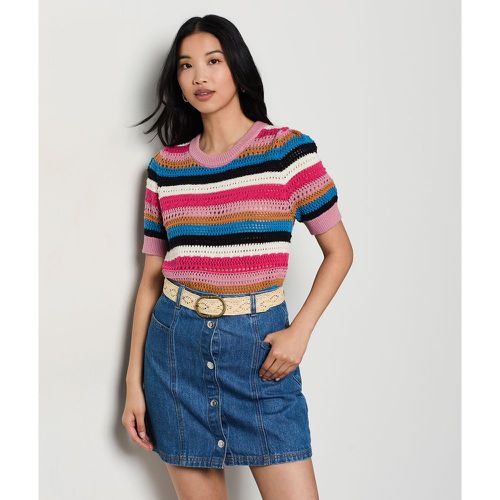 Pull manches courtes en crochet - Flash Pull - M - Etam - Modalova