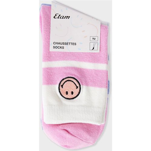 Chaussettes en coton smiley®originals - Vitta - TU - Etam - Modalova